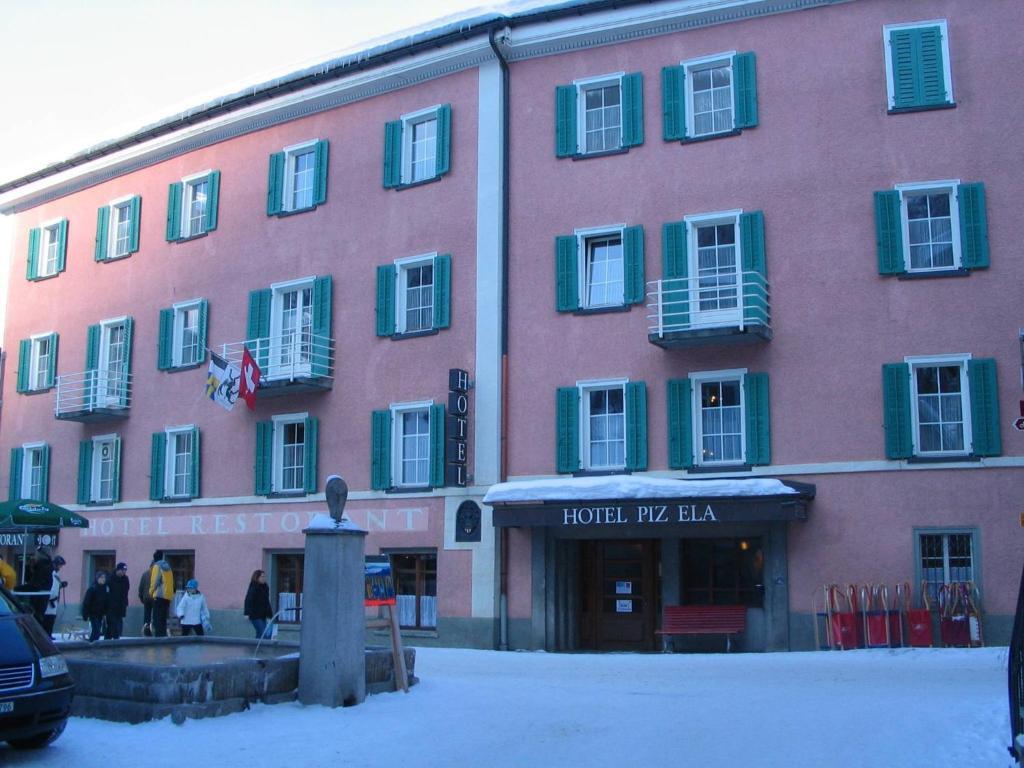 Hotel Piz Ela Bergun Davos Exterior foto