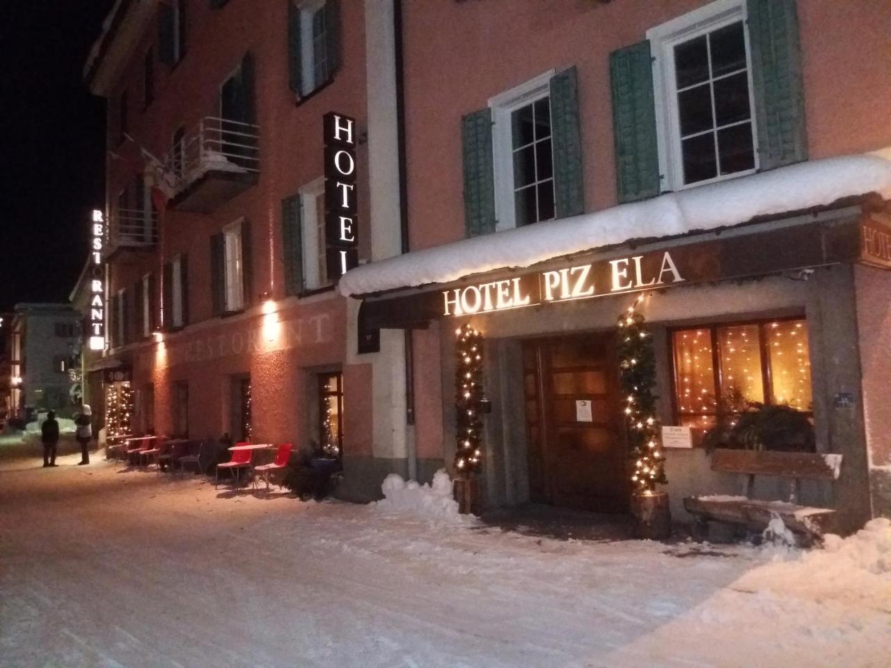 Hotel Piz Ela Bergun Davos Exterior foto