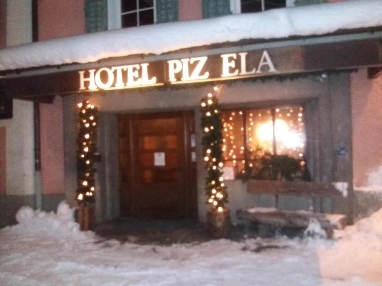 Hotel Piz Ela Bergun Davos Exterior foto